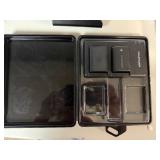 Large Lot of Audio Visual Equipment RODELINK Wireless Microphone Kit W/ Reciever and Transmitter, Glide Gear Teleprompter Frame, Misc. Attachments