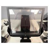 Large Lot of Audio Visual Equipment RODELINK Wireless Microphone Kit W/ Reciever and Transmitter, Glide Gear Teleprompter Frame, Misc. Attachments