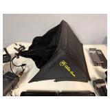 Large Lot of Audio Visual Equipment RODELINK Wireless Microphone Kit W/ Reciever and Transmitter, Glide Gear Teleprompter Frame, Misc. Attachments