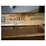 Three New in Box Uline Gridwall Panels with Two Cartons Uline Gridwall Panels T-Legs