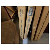 Three New in Box Uline Gridwall Panels with Two Cartons Uline Gridwall Panels T-Legs