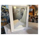 Magickwood Vanity White 3-Hole Porcelain Sink  26" X 17.25" X 34.5" With Mirror 31 1/4" X 22" X 1/2"