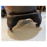 Balance Ball Chair with Pharmedoc Ball and Black Stabilizing Base