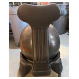 Balance Ball Chair with Pharmedoc Ball and Black Stabilizing Base