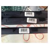 Green Plastic Fencing With posts (Roughly 35 feet) 3 Extra Posts