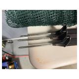 Green Plastic Fencing With posts (Roughly 35 feet) 3 Extra Posts