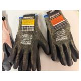 Body Guard Safety Gear Work Gloves (3 Size L) (2 Size M)