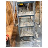 Six Step Rolling Ladder 90" Tall to Rail, 5
