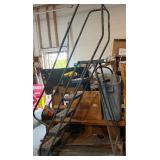 Six Step Rolling Ladder 90" Tall to Rail, 5