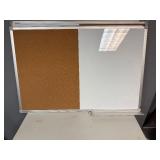 Three Cork Board/White Board Combination