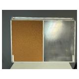 Three Cork Board/White Board Combination