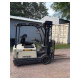 Crown Forklift Model M#SC4040-40TT: 36 Volt, 8519 Hours, 3 Stage Mast Lifts 190", Side Shift and Positioner