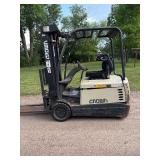 Crown Forklift Model M#SC4040-40TT: 36 Volt, 8519 Hours, 3 Stage Mast Lifts 190", Side Shift and Positioner