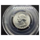 1943 Silver Washington Quarter