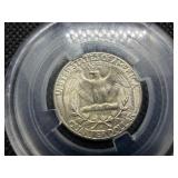 1950 D Silver Washington Quarter