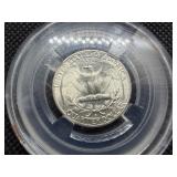 1950 S Silver Washington Quarter UNC