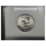 1954 Silver Washinton Quarter NNC MS66+