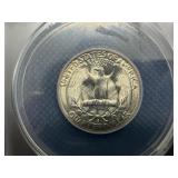 1954 S Silver Washington Quarter ANACS MS65