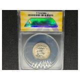 1955 Silver Washington Quarter ANACS MS65