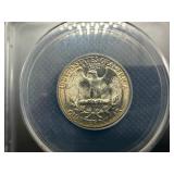 1955 Silver Washington Quarter ANACS MS65