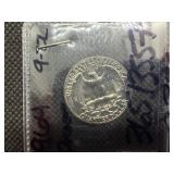1964 Silver Washington Quarter Proof