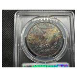 1880 S Morgan Silver Dollar PCGS Genuine Questionable Color-AU Detail