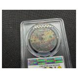1880 S Morgan Silver Dollar PCGS Genuine Questionable Color-AU Detail