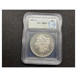 1881 O Morgan Silver Dollar ICG MS61