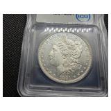 1881 O Morgan Silver Dollar ICG MS61