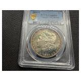 1882 S Morgan Silver Dollar PCGS Genuine Cleaned - UNC Detail