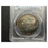 1882 S Morgan Silver Dollar PCGS Genuine Cleaned - UNC Detail