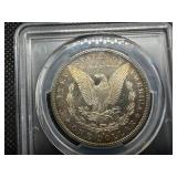 1882 S Morgan Silver Dollar PCGS Genuine Cleaned - UNC Detail