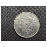 1884 O Morgan Silver Dollar