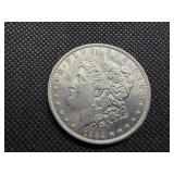 1884 O Morgan Silver Dollar
