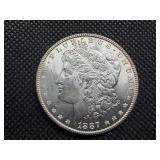1887 Morgan Silver Dollar
