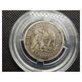 1858 Silver Seated Liberty Half Dollar