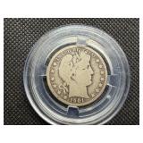 1901 S Silver Barber Half Dollar