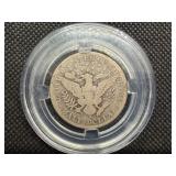 1901 S Silver Barber Half Dollar