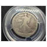 1916 S Silver Walking Liberty Half Dollar