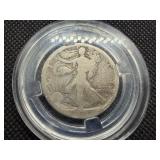 1916 S Silver Walking Liberty Half Dollar