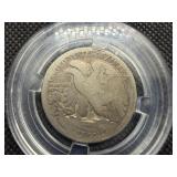1916 S Silver Walking Liberty Half Dollar