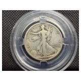 1917 D Silver Walking Liberty Half Dollar
