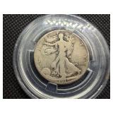 1919 D Silver Walking Liberty Half Dollar