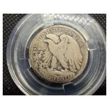 1919 D Silver Walking Liberty Half Dollar