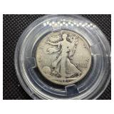 1921 S Silver Walking Liberty Half Dollar
