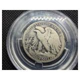 1921 S Silver Walking Liberty Half Dollar