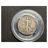 1929 S Silver Walking Liberty Half Dollar