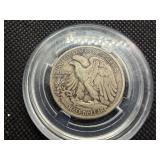 1929 S Silver Walking Liberty Half Dollar