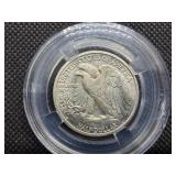 1942 S Silver Walking Liberty Half Dollar