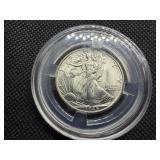 1945 D Silver Walking Liberty Half Dollar